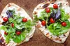 Grilled salad flatbreads