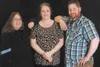 Mat-Su Valley Frontiersman newspaper employees Doris Armstrong,
Laura Cox and Robert DeBerry were first to respond to an industrial
accident where a man lost part of his right arm outside the