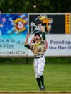 Mat-Su Miners infielder Emilio Barreras catches a pop fly during a loss to Chugiak. Courtesy of Dolan Dale