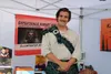 Kaelan Paulson stands inside his booth at the 2022 Alaska Scottish Highland Games. Jacob Mann/Frontiersman