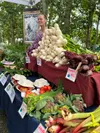The Matanuska Community Farmers Market will continue with outdoor markets Wednesdays from 4 to 7 p.m. through September at the Church of a Thousand Trees in downtown Palmer. Frontiersman file