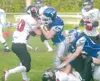 Moose trample defending champs