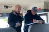 Olga Fontaine is translating for Mark Reed EL Teacher Specialist at Houston High heading out on a field trip. Courtesy photo