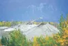 Gravel is transported up a conveyor belt and dumped into a pile
in a pit off the Glenn Highway near Palmer in this 2008
Frontiersman file photo. The Mat-Su Borough Assembly re-approved
its ne