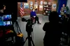 Secretary of the Air Force Barbara Barrett conducts her first Air Force TV interview to Airmen at the Pentagon, Arlington, Va., Oct. 24, 2019. (U.S. Air Force photo by Wayne Clark) Wayne Clar