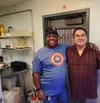 The Chicken Coop owner Randy Jordan (right) and his business partner John Hand (left) pose for a photo during the third day of operation. Jacob Mann/Frontiersman