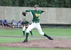 Mat-Su Miners pitcher Zach Warren fires a throw during a 5-3 win over the Anchorage Glacier Pilots July 29 at Hermon Brothers Field in Palmer. Warren took a no-hitter into the sixth inning. J