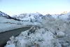 Following a string of avalanches that crossed the roadway in five sections over the Easter weekend, the road has been closed at sections between mile markers 10 and 14. Tim Rockey/Frontiersma