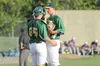Mat-Su Miners catcher Andy Thomas talkes with pitcher Josh Green on the mound during a recent game. Both Thomas and Green have been selected to play in the 2017 Alaska Baseball League All-Sta