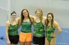 The Colony girls 200-yard medley relay team (Rachel Crosley, Sierra Kinworthy, Camille Dayton, Anne Sullivan) pose after winning their event during the Soldotna Quad Sept. 20 at the Soldotna 