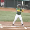 Josh Boring, a former Colony High player, stands in the batter’s box at Mulcahy Stadium in Anchorage as a member of the Mat-Su Miners. After spending a summer with the Miners, Boring is now h
