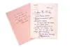 The letters from Barbara Walters, left, and Oprah Winfrey.