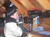Civil Air Patrol Lt. Col. Bryan Emerson, Alaska Wing director of communications, tests a new High Frequency radio at his remote Alaska homestead during a recent communications exercise. Durin