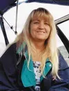 Nancy Puvogel has never let hard times get her down. She has
done everything from construction work to freelance design work, to
driving an 18-wheeler. Submitted photo.