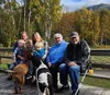 Karianne and Zach Smith, pictured with Bruce and Victoria Bush, will carry on the Bushes Bunches legacy as the new owners of the beloved farm and business. Bruce passed away last month, and t