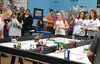 The FrostByte team from Twindly Bridge Charter School consists of sisters Hailey, Sadie and Taylor Olson — sixth, eighth and 10th grade students. They will travel to the FIRST World Champions