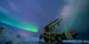 The northern lights glow behind a Patriot M903 launcher station assigned to 5th Battalion, 52nd Air Defense Artillery Regiment, during Exercise ARCTIC EDGE 2022 at Eielson Air Force Base, Ala