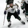 Colony junior Cooper Smith, seen here celebrating a goal during a win over Palmer, scored three shorthanded goals during a 4-0 win over Monroe Catholic Thursday at the Menard Arena in Wasilla