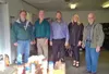 From left, Mat-Su Miners General Manager Pete Christopher, Eddie Ezelle, Mat-Su Food Bank, Kendall Ford GM Jeremy Robson, Kendall Marketing Director Ally Jenkins and Fred Meyer superstar empl