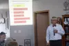 State economist Neil Fried, seen here during a presentation in Wasilla, spoke during the Resource Development Council annual conference