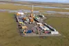 North Slope production pad in National Petroleum Reserve-Alaska   Courtesy of ConocoPhiillips