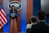 Deputy Pentagon Press Secretary Sabrina Singh conducts a press briefing at the Pentagon, Washington, D.C., June 12, 2024. Tech. Sgt. Jackie Sanders