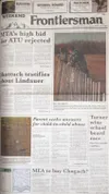 Front page of the Oct. 16, 1998, Mat-Su Valley Frontiersman.