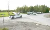ROBERT DeBERRY/Frontiersman Two roundabouts, one here at the
intersection of trunk and bogard Roads and another near the Mat-Su
Regional Medical Center are part of the Mat-Su Borough's long t