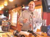 Matt Tomter is busy putting the finishing touches on the new Palmer City Ale House in downtown Palmer. HEATHER A. RESZ/Frontiersman