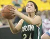 Colony’s Pherrari Brumbaugh shoots for two points during the
Knights’ 53-33 win over the Soldotna Stars Thursday during the
quarterfinals of the ASAA/First National Bank 4A State
Championship