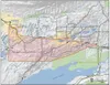 Courtesy map Officials from the Mat-Su Borough, city of Wasilla
and state Department of Transportation are working to develop what
they call an ‘alternative corridor.’ The alternative would a