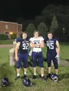 Concordia University Nebraska football has become a tradition for one local family. Three brothers from the Christiansen family now play for the Bulldogs. Pictured are Collin, Cameron and Ada