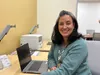 “The idea is for individuals to feel welcomed and have their questions answered, because sometimes it can be a barrier to go into an office space,” says  Adelina Rodriguez, pictured here, Sch