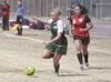 JEREMIAH BARTZ/Frontiersman Colony senior Jamie Krediet makes a
move toward the goal during a 2-0 win over Kenai on Saturday.