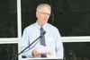 Executive Director John Cannon speaks to an audience of community members and dignitaries Friday during an open house celebration Friday. HEATHER A. RESZ/Frontiersman