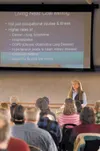 Dr. Michele Prevost speaks during a meeting on the proposed
Wishbone coal mine and the possible health hazzards it might cause.
(by Tim Leach) Tim Leach