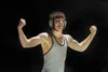 Wasilla’s Tyler Adams raises his arms in victory after defeating
Soldotna’s Auston Tennis 9-7 in the 145-pound championship match at
the ASAA/First National Bank 4A State Wrestling Championsh