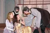 Mariah Lamb, Zach Zander, Emily Yannatone and Shane LaRue perform a scene from William Shakespeare’s ‘Much Ado About Nothing.’ The play opened yesterday and runs this weekend and next. Photo 