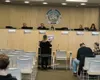 Shannon Harris addresses the Mat-Su Borough Assembly April  4 to express her supprt for a new drug treatment center planned for a former charter school off Bogard Road. TIFFANY BORGES/For the