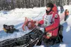 Willow musher Dallas Seavey rounds a corner and heads into the woods during the start of the 40th running of the Iditarod Trail Sled Dog Race in Willow March 4. Seavey won the 2012 Iditarod, 