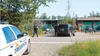 Alaska State Troopers work the scene of a shooting in Butte May 27. Emergency responders transported one man to the hospital with life-threatening injuries after the shooting, which occurred 