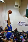 Colony senior Sullivan Menard skies for the slam during the AABC All-Star Game