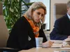 Ellie Rubenstein, member of the Alaska Permanent Fund Corp. board of trustees, is seen during a special meeting on Monday, Oct. 3, 2022, in Juneau. James Brooks/Alaska Beacon