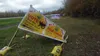 pot signs vandalized