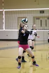Palmer's Ellen Groseclose keeps play alive during a 3-0 (25-12, 25-22, 25-20) win over the Colony Knights at Colony High School Thursday. Groseclose finished with nine kills in the victory. J