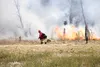 The fire started around Ruth Drive, spreading to Brianne Lane. Jacob Mann/Frontiersman