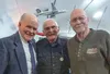 Rod Perry, Dick Mackey and Gleo Huyck during the Legends of Iditarod Gala. J. David McChesney/Frontiersman