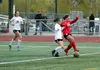 Wasilla's Kiersten Sipos battles for the ball during a tie against Colony. Bruce Eggleston/matusports.net
