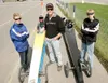 ROBERT DeBERRY/Frontiersman Mariah Ulen, left, and brother Jay,
are following the racing path of their father, John Ulen. For the
brother and sister junior drag racers, time spent working on 