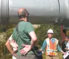 Engineer Elden Johnson, seen here giving a pipeline talk in
2008. Photo by Ned Rozell